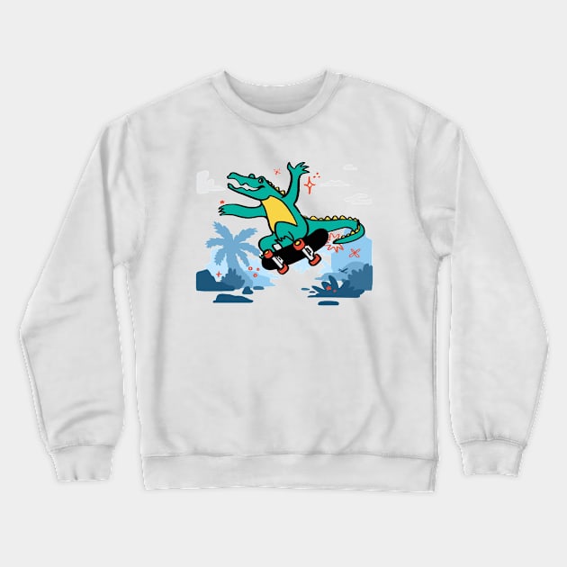 See Ya Later Gator! Crewneck Sweatshirt by phogar